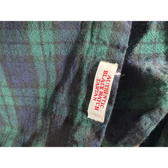 Vintage Pendleton Shirt 1980's Mens Green Blue Wool Tartan USA Made Size XXL - Picture 5 of 7